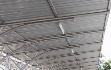 installing School Aycliffe metal roofing