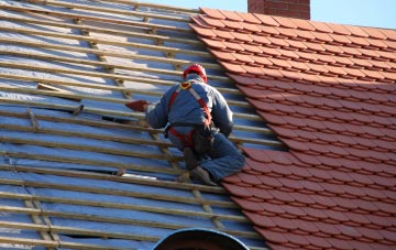 roof tiles School Aycliffe, County Durham